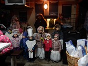 Rozsvícení stromečku v obci Vlkava